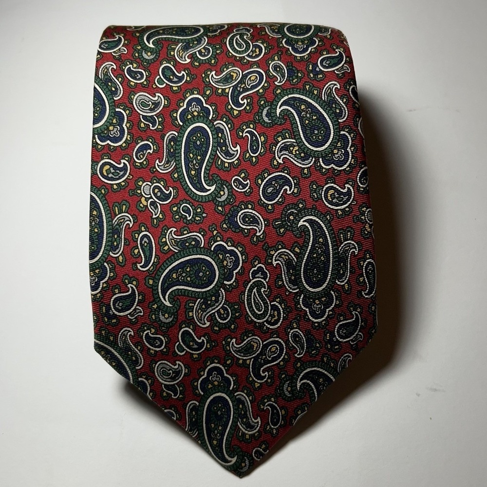 Brooks Brothers Makers Paisley Silk Neck Tie, 56"W, 4"W